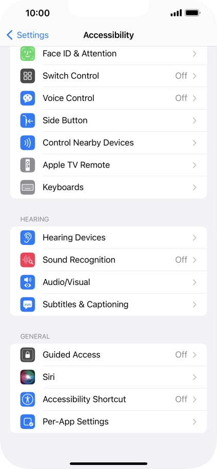Press the required category below 