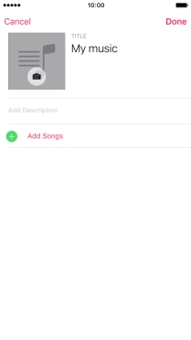 Press Add Songs.