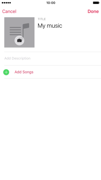 Press Add Songs.