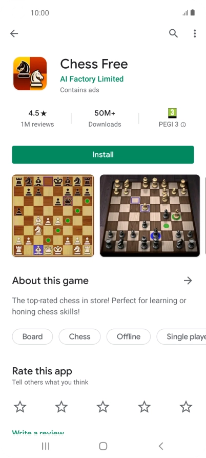 Press the Home key to return to the home screen.
