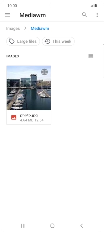 Press the required file.