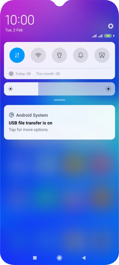 Press Tap for more options..