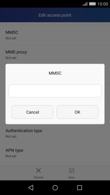 Key in http://www.vodafone.ie/mms and press OK.