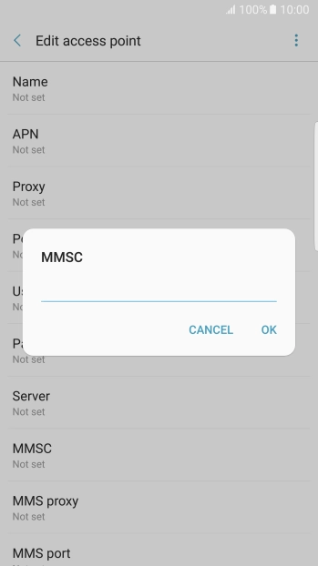 Key in http://www.vodafone.ie/mms and press OK.