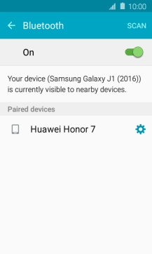Press the Home key to return to the home screen.