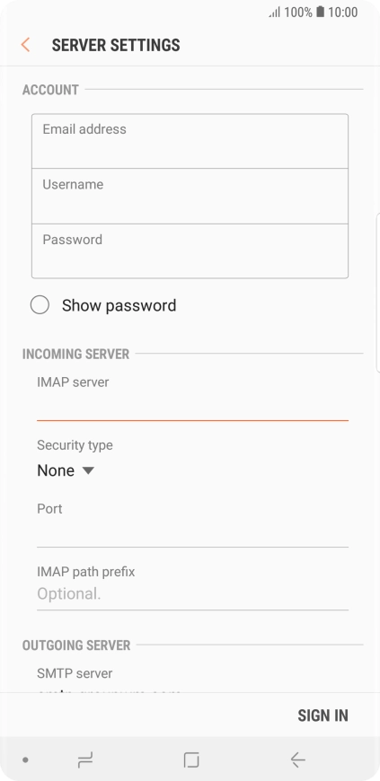 Press the drop down list below 