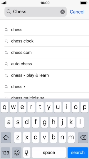 Press search.