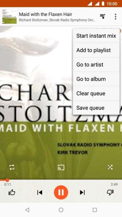 Press Add to playlist.