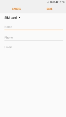 Press the address book drop down list.
