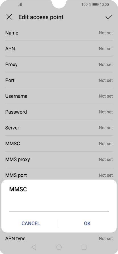 Key in http://www.vodafone.ie/mms and press OK.