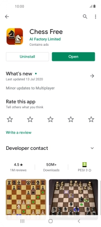 Press Uninstall.
