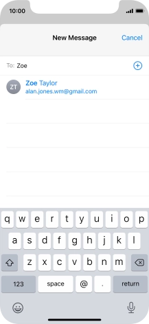 Press the required contact.