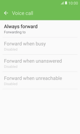 Press the Home key to return to the home screen.