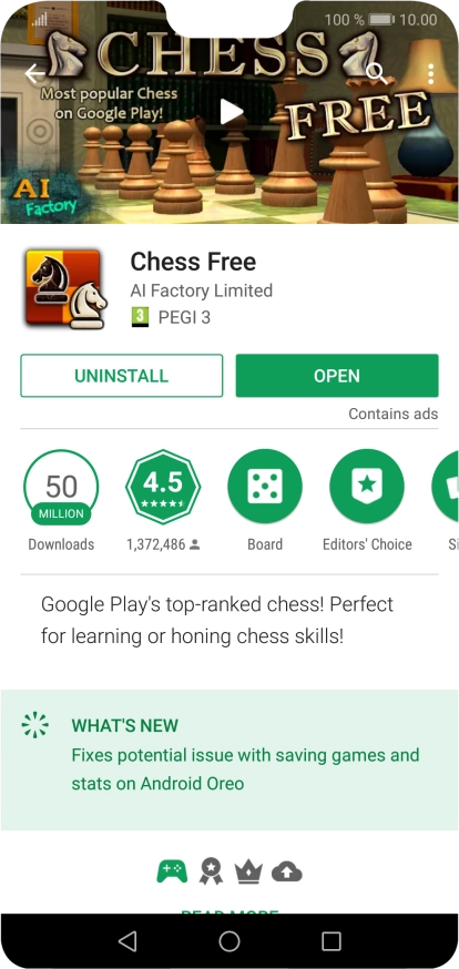 Press UNINSTALL.
