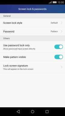 Press Password.