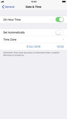 Press the Home key to return to the home screen.