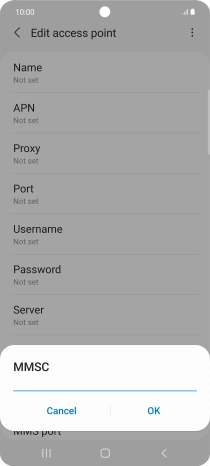 Key in http://www.vodafone.ie/mms and press OK.