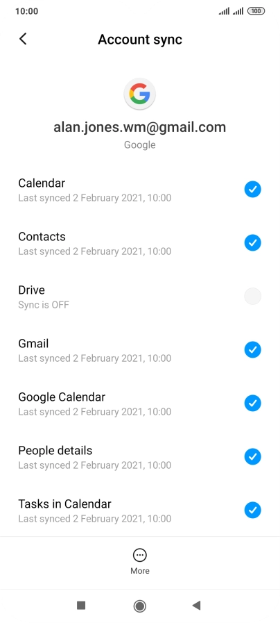 Press the Home key to return to the home screen.
