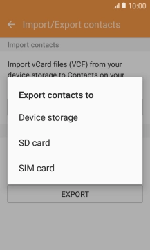 Press SIM card.