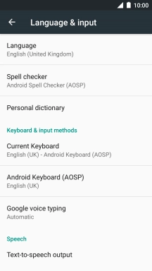 Press Android Keyboard (AOSP).