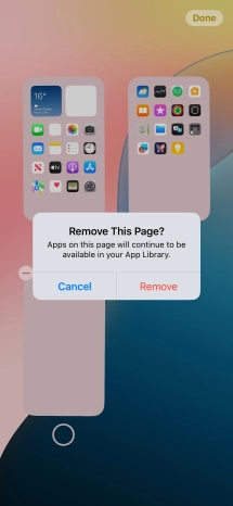 Press Remove.