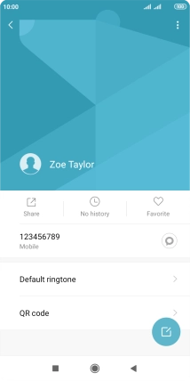 Press the Home key to return to the home screen.