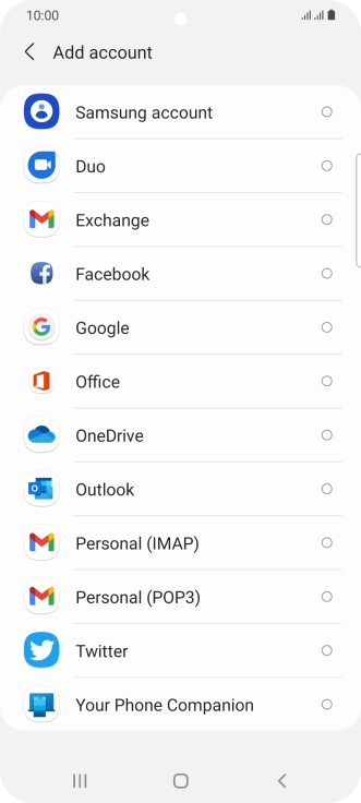 Press Google.