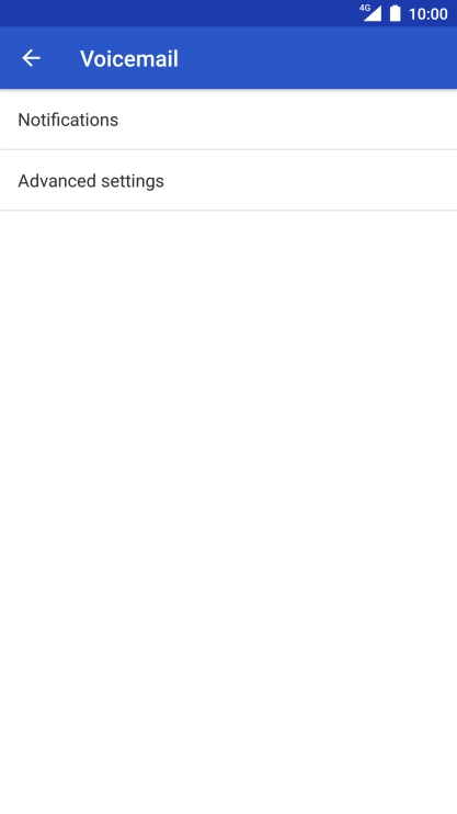 Press Advanced settings.