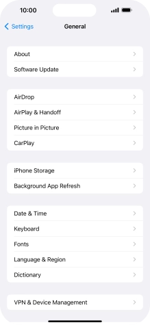 Press Background App Refresh.