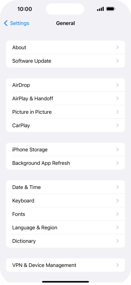 Press Background App Refresh.