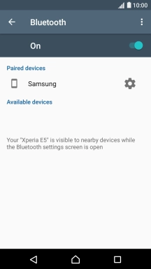 Press the Home key to return to the home screen.