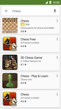 Press the required app.