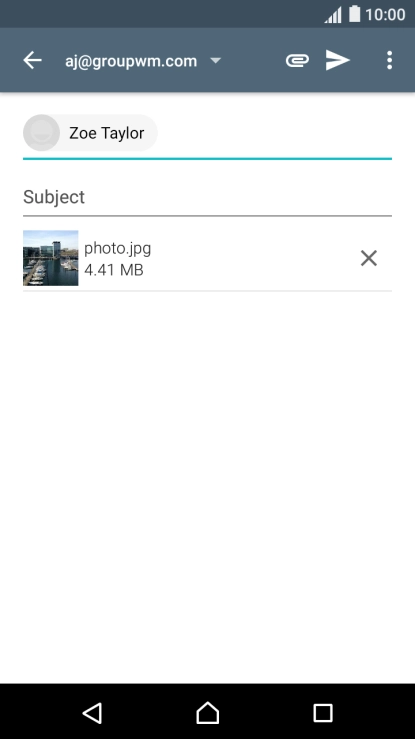 Press Subject and key in the required subject.