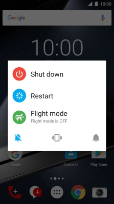 Press the sound icon to turn off silent mode.
