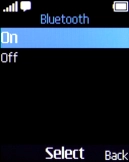 Select On to turn on the function.