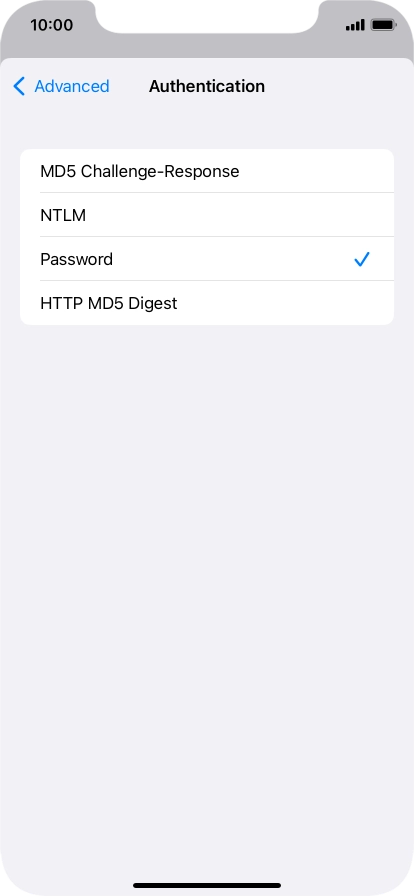 Press Password.