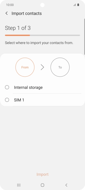 Press the name of the SIM.