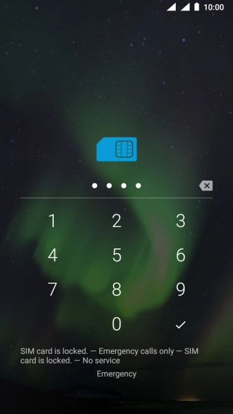 If you're asked to key in your PIN, do so and press the confirm icon.