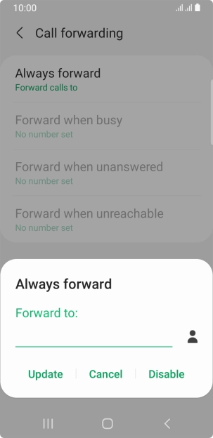 Press Disable.