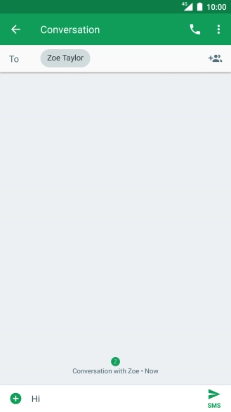 Press the attachment icon.
