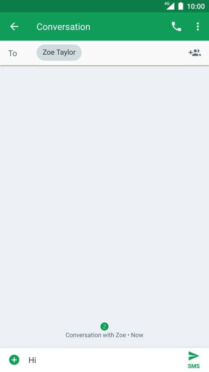 Press the attachment icon.