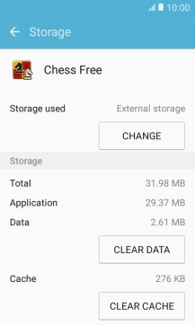 Press the Home key to return to the home screen.