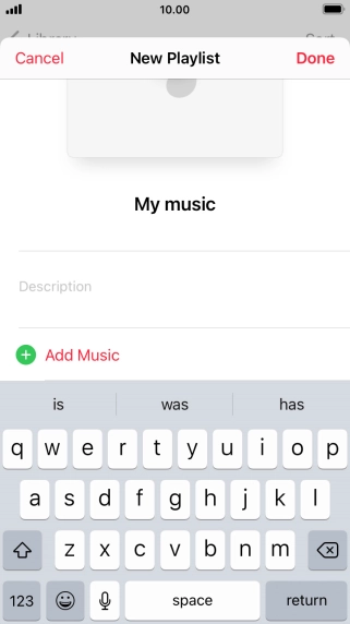 Press Add Music.
