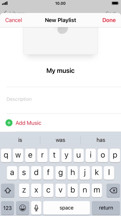 Press Add Music.