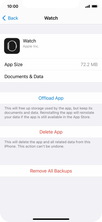 Press Offload App.