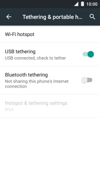 Press the Home key to return to the home screen.