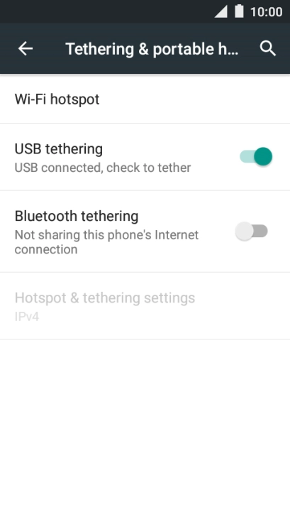 Press the Home key to return to the home screen.
