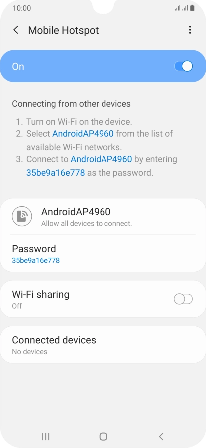 Press the Home key to return to the home screen.