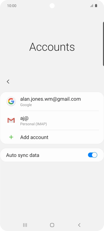 Press the Home key to return to the home screen.