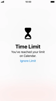 Press Ignore Limit.